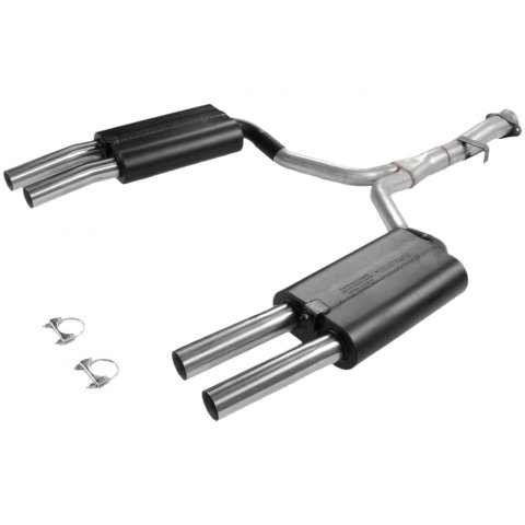 Flowmaster Force II Exhaust Systems for 1986-1990 CORVETTE - 17153 System, II, Cat-Back, Steel, Aluminized, Stainless Tips, Chevy, 5.7L, Kit thumbnail 1