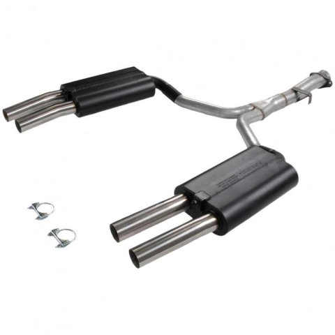 Flowmaster Force II Exhaust Systems for 1986-1990 CORVETTE - 17153 System, II, Cat-Back, Steel, Aluminized, Stainless Tips, Chevy, 5.7L, Kit thumbnail 4