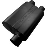 Flowmaster 40 Series Delta Flow Steel 3 Inch Muffler 9430412 Muffler, Series, in. Inlet/Dual 2 1/2 in. Outlet, Steel, Black, Each thumbnail 5