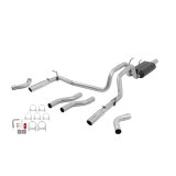 Flowmaster American Thunder Exhaust Systems for 2006-2008 RAM 1500 - 17424 Exhaust, Thunder, Cat-Back, Steel, Aluminized, Polished Tips, Dodge, Pickup, 4.7L, Kit thumbnail 1