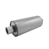 Flowmaster dBX 304 Stainless Steel 2.25 Inch Muffler 12414310 Muffler, DBX, Round, Stainless, Natural, 20 in. Overall Length, BMW, Chevy, Ford, Mazda, Subaru thumbnail 5