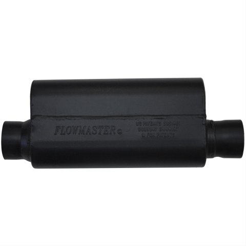 Flowmaster 2.5 Inch Resonator 15150S Resonator, Stainless Steel, Black, in. Inlet/Outlet, 17.75 in. Length, Each thumbnail 1