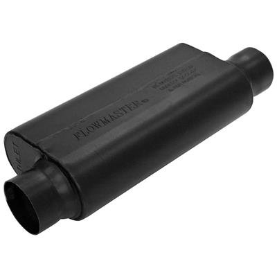 Flowmaster 2.5 Inch Resonator 15150S Resonator, Stainless Steel, Black, in. Inlet/Outlet, 17.75 in. Length, Each thumbnail 2