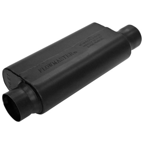 Flowmaster 2.5 Inch Resonator 15150S Resonator, Stainless Steel, Black, in. Inlet/Outlet, 17.75 in. Length, Each thumbnail 3