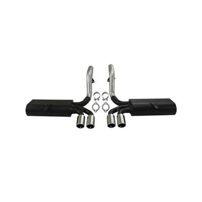 Flowmaster Stainless Steel Force II Exhaust Systems for 1997-2004 CORVETTE - 817517 System, II, Rear Axle-back, Dual, Steel, Rear Center Exit, Chevy, 5.7L LS, Kit thumbnail 4