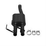 Flowmaster Outlaw Series Exhaust Systems for 2011-2018 1500, 2019-2024 1500 CLASSIC, 2009-2010 RAM - 817633 Muffler, Series, Oval, Stainless Steel, Black, Dodge, Ram, 5.7L Hemi, Each thumbnail 1