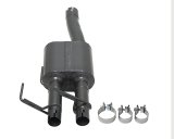 Flowmaster Outlaw Series Exhaust Systems for 2011-2018 1500, 2019-2024 1500 CLASSIC, 2009-2010 RAM - 817633 Muffler, Series, Oval, Stainless Steel, Black, Dodge, Ram, 5.7L Hemi, Each thumbnail 5