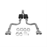 Flowmaster American Thunder Exhaust Systems for 2015-2023 CHALLENGER - 817739 System, Thunder, Cat-Back, Split Rear, Stainless Steel, Natural, Dodge, 6.2, 6.4L, Kit thumbnail 1