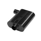 Flowmaster Super 44 Series 409 Stainless Steel 2.5 Inch Muffler 8425461 Muffler, Series, Oval, 2.50 in. Side Inlet, 2.50 in. Center Outlet, Steel, Black, Each thumbnail 6