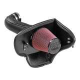 Flowmaster Delta Force Cold Air Intake Kits 615102 Intake, Air, Red Filter, Black Polyethylene Tube, Chevy, 6.2L, Kit thumbnail 1