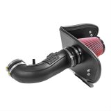 Flowmaster Delta Force Cold Air Intake Kits 615102 Intake, Air, Red Filter, Black Polyethylene Tube, Chevy, 6.2L, Kit thumbnail 2