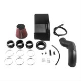 Flowmaster Delta Force Cold Air Intake Kits 615119 Intake, Air, Red Filter, Black Polyethylene Tube, Chevy, GMC, Kit thumbnail 2