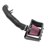 Flowmaster Delta Force Cold Air Intake Kits 615128 Intake, Black Plastic Tube, Red Filter, Ford, V8, Kit thumbnail 1