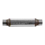 Flowmaster FlowFX 409 Stainless Steel 3 Inch Muffler 71419 Mufflers, FlowFX, Round Case, Steel, Natural, Single 3.00 in. Center Inlet/Outlet, 20.000 in. Overall Length, Each thumbnail 3