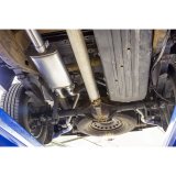 Flowmaster FlowFX Exhaust Systems for 2009-2013 SIERRA 1500, SILVERADO 1500 - 717822 System, Cat-back, FlowFX, 409 Stainless Steel, 4.50 in. Black Ceramic Tips, Dual Exit, Chevrolet, GMC, 5.3L, Kit thumbnail 2