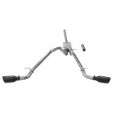 Flowmaster FlowFX Exhaust Systems for 2009-2013 SIERRA 1500, SILVERADO 1500 - 717822 System, Cat-back, FlowFX, 409 Stainless Steel, 4.50 in. Black Ceramic Tips, Dual Exit, Chevrolet, GMC, 5.3L, Kit thumbnail 6