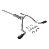 Flowmaster FlowFX Exhaust Systems for 2009-2013 SIERRA 1500, SILVERADO 1500 - 717822 System, Cat-back, FlowFX, 409 Stainless Steel, 4.50 in. Black Ceramic Tips, Dual Exit, Chevrolet, GMC, 5.3L, Kit thumbnail 9