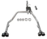 Flowmaster American Thunder Exhaust Systems 817891 Exhaust, Thunder, Cat-Back, Stainless Steel, Chevrolet, GMC 1500, 6.2L, Black Quad Tips, Each thumbnail 8