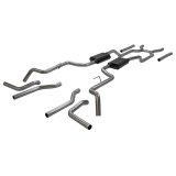 Flowmaster American Thunder Exhaust Systems for 1963 1000 SERIES, 1963-1966 C10 PICKUP - 817937 System, Thunder, Header-Back, 409 Stainless Steel, 1963-66 Chevy/GMC, C10, Long and Short Bed, Straight /Side/Down Outlets, Kit thumbnail 1