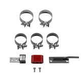 Flowmaster FlowFX Exhaust Systems 718105 System, Cat-back, FlowFX, 2.50 in, 409 Stainless Steel, 4.50 in. Black Ceramic Coated Tips, Dual Side Exit, Nissan, Kit thumbnail 1