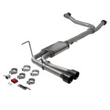 Flowmaster FlowFX Exhaust Systems 718105 System, Cat-back, FlowFX, 2.50 in, 409 Stainless Steel, 4.50 in. Black Ceramic Coated Tips, Dual Side Exit, Nissan, Kit thumbnail 5