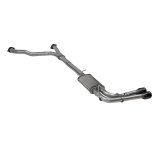 Flowmaster FlowFX Exhaust Systems 718105 System, Cat-back, FlowFX, 2.50 in, 409 Stainless Steel, 4.50 in. Black Ceramic Coated Tips, Dual Side Exit, Nissan, Kit thumbnail 6