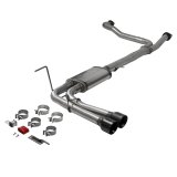 Flowmaster FlowFX Exhaust Systems 718105 System, Cat-back, FlowFX, 2.50 in, 409 Stainless Steel, 4.50 in. Black Ceramic Coated Tips, Dual Side Exit, Nissan, Kit thumbnail 7