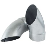 Flowmaster Scavenger Turndowns T3030 Exhaust Tips, 3 in. Inlet, 3 in. Outlet, 9 in. Length, Aluminized Steel, Pair thumbnail 2