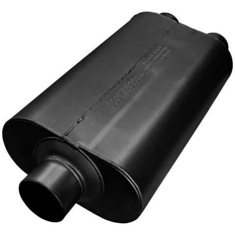 Flowmaster 50 Series Heavy-Duty Steel 3 Inch Muffler 9530572 Muffler, Delta Flow Series, in. Inlet/Dual 2 1/2 in. Outlet, Steel, Black, Each thumbnail 7