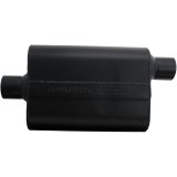 Flowmaster Super 44 Series Steel 2.5 Inch Muffler 942547 Muffler, Series, 2 1/2 in. Inlet/2 1/2 in. Outlet, Steel, Black, Each thumbnail 1