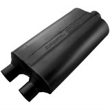 Flowmaster Stainless Steel 50 Series SUV Performance 409 2.25 Inch Muffler 8524553 Muffler, Series, Dual 2 1/4 in. Inlet/ 3 in. Outlet, Steel, Black, Each thumbnail 1