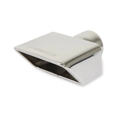 Flowmaster Rectangular, Polished 2.50 Inch Exhaust Tip 15354 Tip, Single, Weld-on, Stainless, Polished, 2.5 in. Inlet I.D., 3.0 x 5.5 in. Outlet, Each thumbnail 4