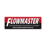 Flowmaster Banners 651703 Banners, Vinyl, Black/Red, Logo, Grommets, 24 in. Width, 84 in. Length, Each thumbnail 1