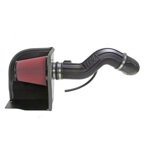 Flowmaster Delta Force Cold Air Intake Kits 615158 Intake, Air, Red Filter, Black Polyethylene Tube, Chevy, GMC, 6.0L, Kit thumbnail 2