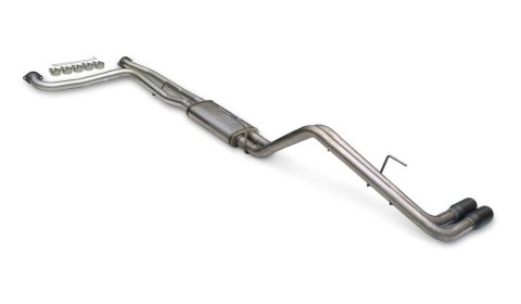 Flowmaster FlowFX Exhaust Systems for 2022-2026 FRONTIER - 718149 System, FlowFX, Cat-Back, 409 Stainless, Dual In/Dual Out, Natural, 2.50 in. Pipe, Black Ceramic Coated Tips, 3.8L, V6, Nissan, Kit thumbnail 3