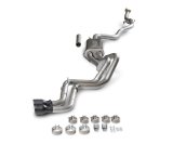 Flowmaster FlowFX Exhaust Systems for 2024-2025 TACOMA - 718173 System, Cat-back, FlowFX, 3.00 in., 409 Stainless Steel, Brushed, Double Wall, 4.00 in. Black Tip, Driver Side, Dual Exit, Toyota, Kit thumbnail 1