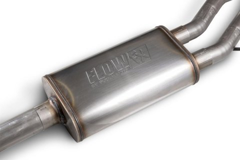 Flowmaster FlowFX Exhaust Systems for 2024-2025 TACOMA - 718174 System, Cat-back, FlowFX, 3.00 in., 409 Stainless Steel, Brushed, Double Wall, 4.00 in. Black Tip, Split Side, Dual Exit, Toyota, Kit