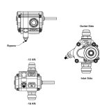 Peterson Fluid Systems R4 Oil Pumps 04-1496-HEX Pump, Wet Sump, High-Volume, High-Pressure, Reverse Rotation, 3/8 in. Hex Driveshaft, Fittings Included, V-Band Mount, Rear Drive, One Stage, Each thumbnail 2