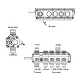 Peterson Fluid Systems Oil Pumps 04-5096-HEX 5 Stage oil pump 1.4 psi, 1.4 scavenge w/ hex thumbnail 2