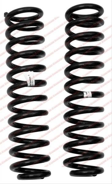 Rancho Performance Lift Coil Springs RS80123B Springs, Front, Type, Black Powdercoated, Ford, Pair