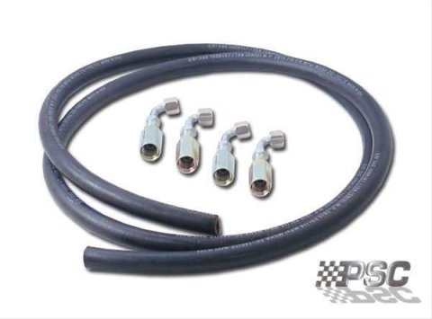 PSC Power Steering Hoses and Lines HK2020 Hose, High-pressure, Nitrile Rubber, Black, 72.00 in. of Hose, Kit