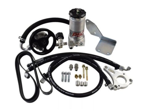 PSC Power Steering Pumps for 2007-2017 WRANGLER, 2018 WRANGLER JK - PK1871-LS3-M Pump Kit, Remote-Fed, With Reservoir Kit, Jeep Wrangler LS3 Conversion, With Truck Accessory Spacing, Kit thumbnail 1