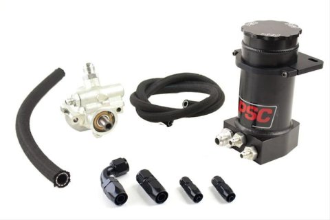 PSC Pro Touring Power Steering Pumps PK1150XH-A Pump, Touring, GM Type 2, One -6 AN Male Threads Inlet, Two -10 AN Male Threads Outlets, Each thumbnail 2