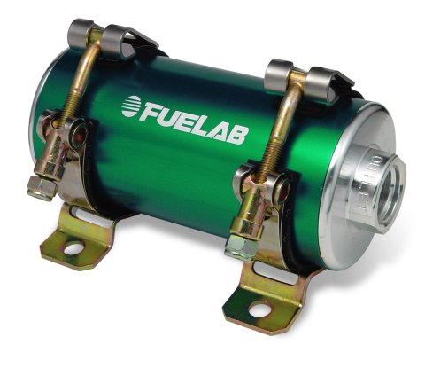 FUELAB Prodigy Variable Speed Brushless Fuel Pumps 41402-6 Pump, Electric, Prodigy, Speed, Brushless, External, Universal, 185 GPH, Green Anodized, Each