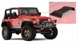 Bushwacker Trail Armor Air Scoops for 1998-2017 WRANGLER, 2018 WRANGLER JK - 15001 Hood Scoop, TrailArmor, Functional, Cowl Induction Style, ABS Plastic, Unpainted, Smooth Finish, Jeep, Each thumbnail 1