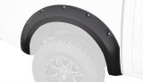 Bushwacker Pocket-Style Fender Flares 20090-02 Flares, Pocket Style, Rear, Dura-Flex Thermoplastic, Black, Ford, Pair thumbnail 1
