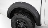 Bushwacker Pocket-Style Fender Flares 20090-02 Flares, Pocket Style, Rear, Dura-Flex Thermoplastic, Black, Ford, Pair thumbnail 2