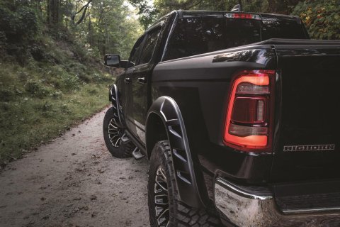 Bushwacker DRT-Style Fender Flares for 2019-2020 1500 - 50063-02 Flare, DRT Style, Front, Black, Dura-Flex Thermoplastic, Ram, Pair thumbnail 3