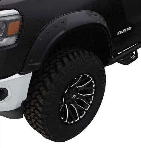Bushwacker DRT-Style Fender Flares for 2019-2020 1500 - 50063-02 Flare, DRT Style, Front, Black, Dura-Flex Thermoplastic, Ram, Pair thumbnail 4