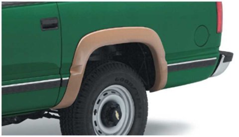 Bushwacker OE-Style Fender Flares 40028-01 Flares, OE Style, Rear, Black, Dura-Flex Thermoplastic, Chevy, GMC, Pair